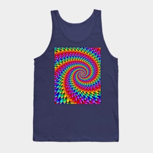 Colored Spiral Tank Top